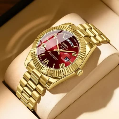 Nibosi Ruby Prestige Day-Date Watch